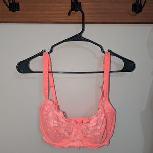 VS 32DDD Neon Peach Bra